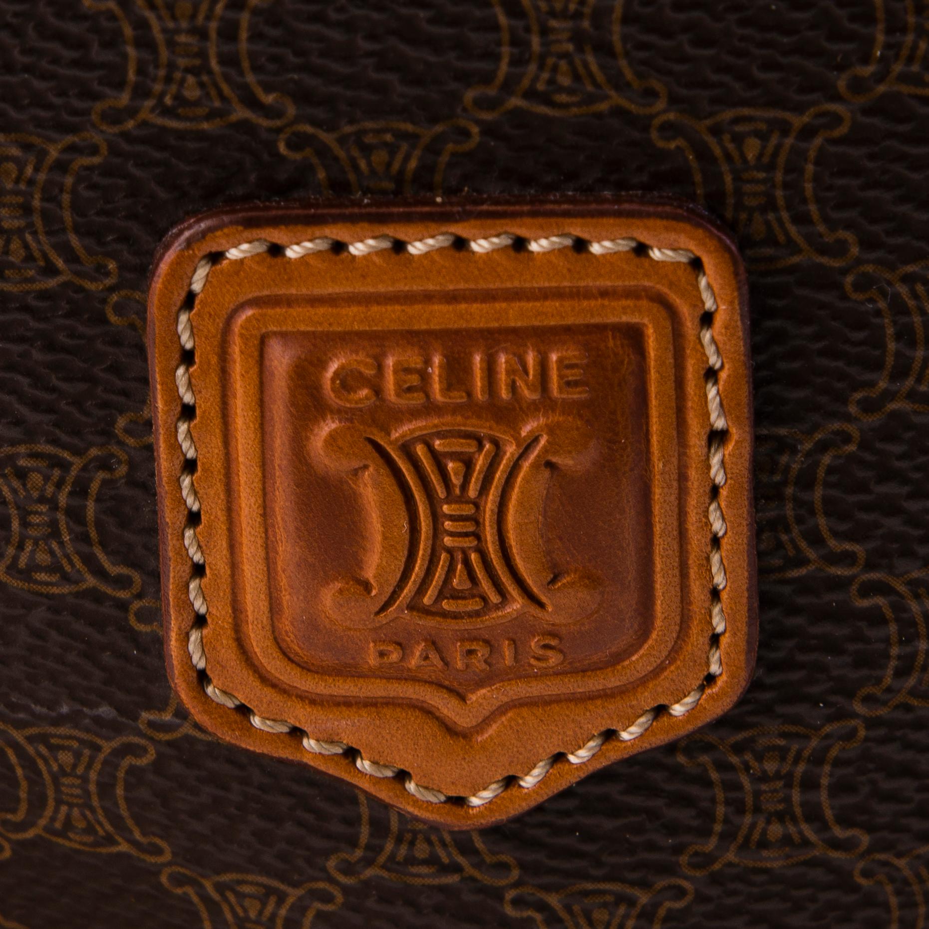 CÉLINE Macadam Canvas Shopper.