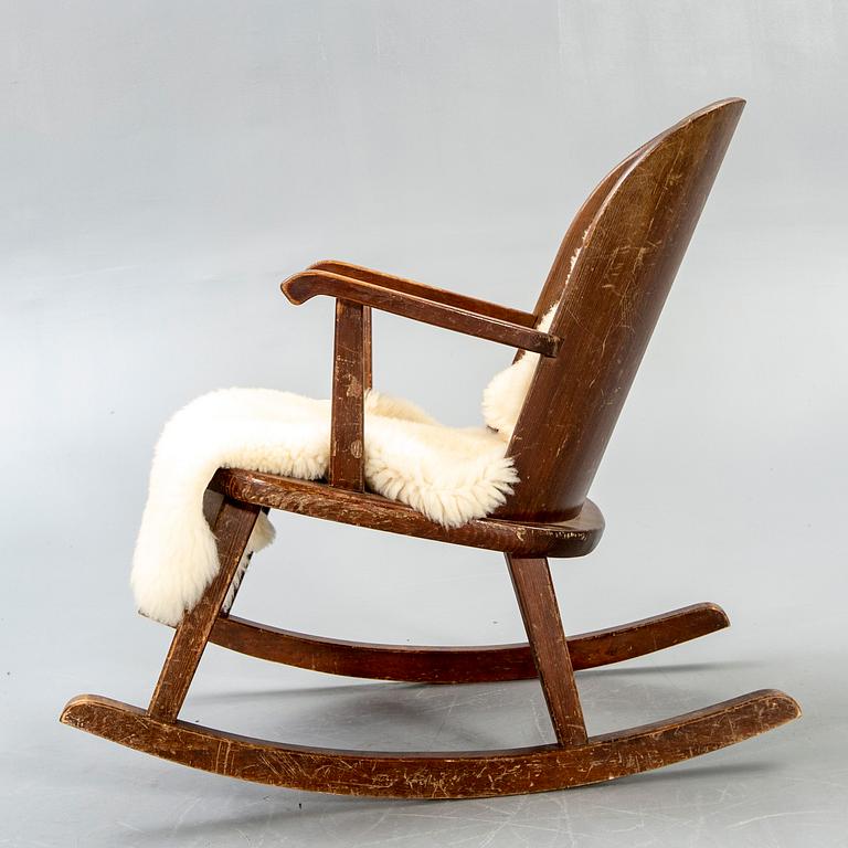 an AB Åby Möbelfabrik, rocking chair, 1930-40's.