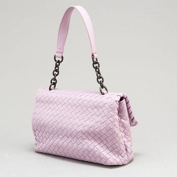 A Bottega Veneta leather bag.