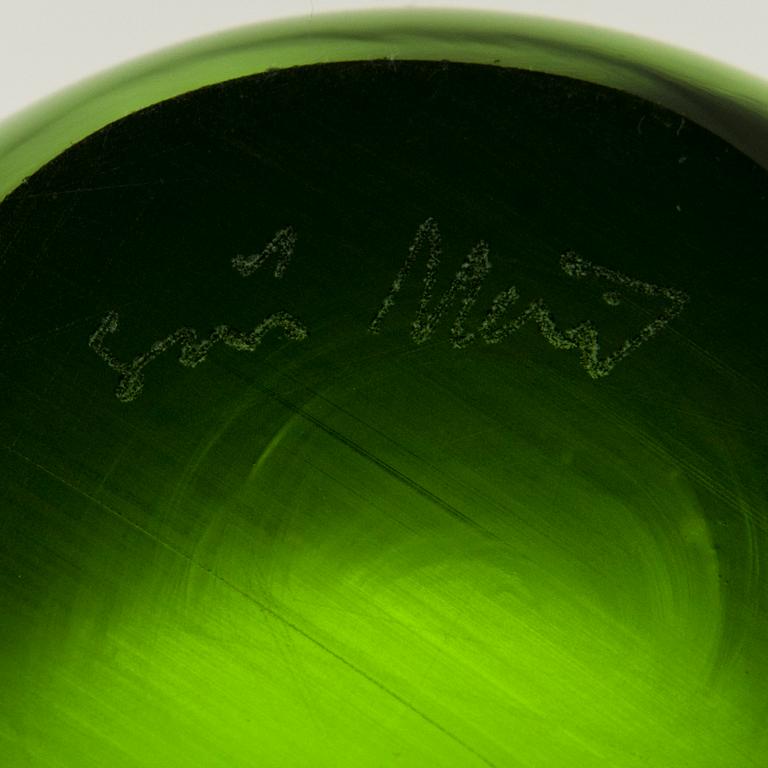 SINI MAJURI, glaskonstverk, signerad Sini Majuri.