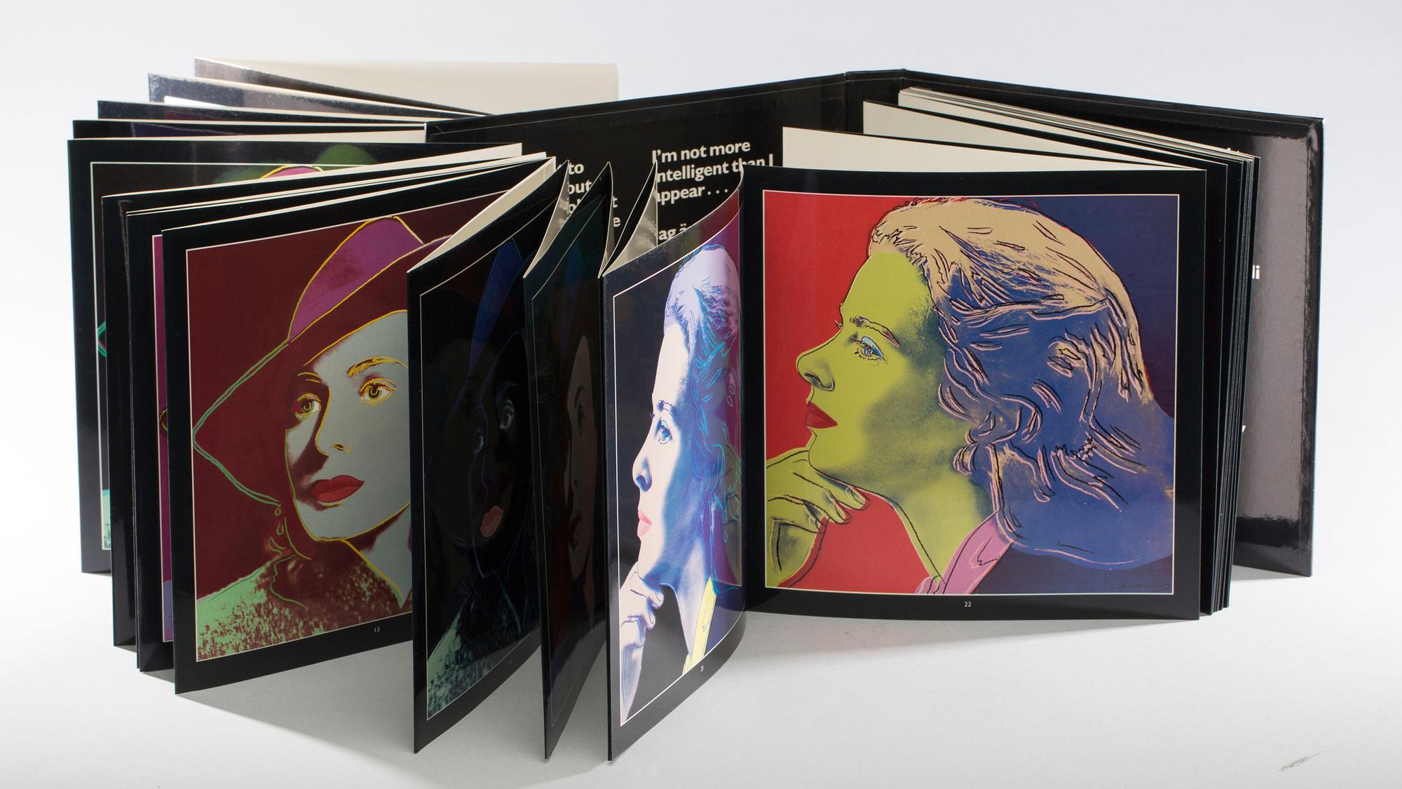ANDY WARHOL, BOK, "Portraits of Ingrid Bergman by Andy Warhol".