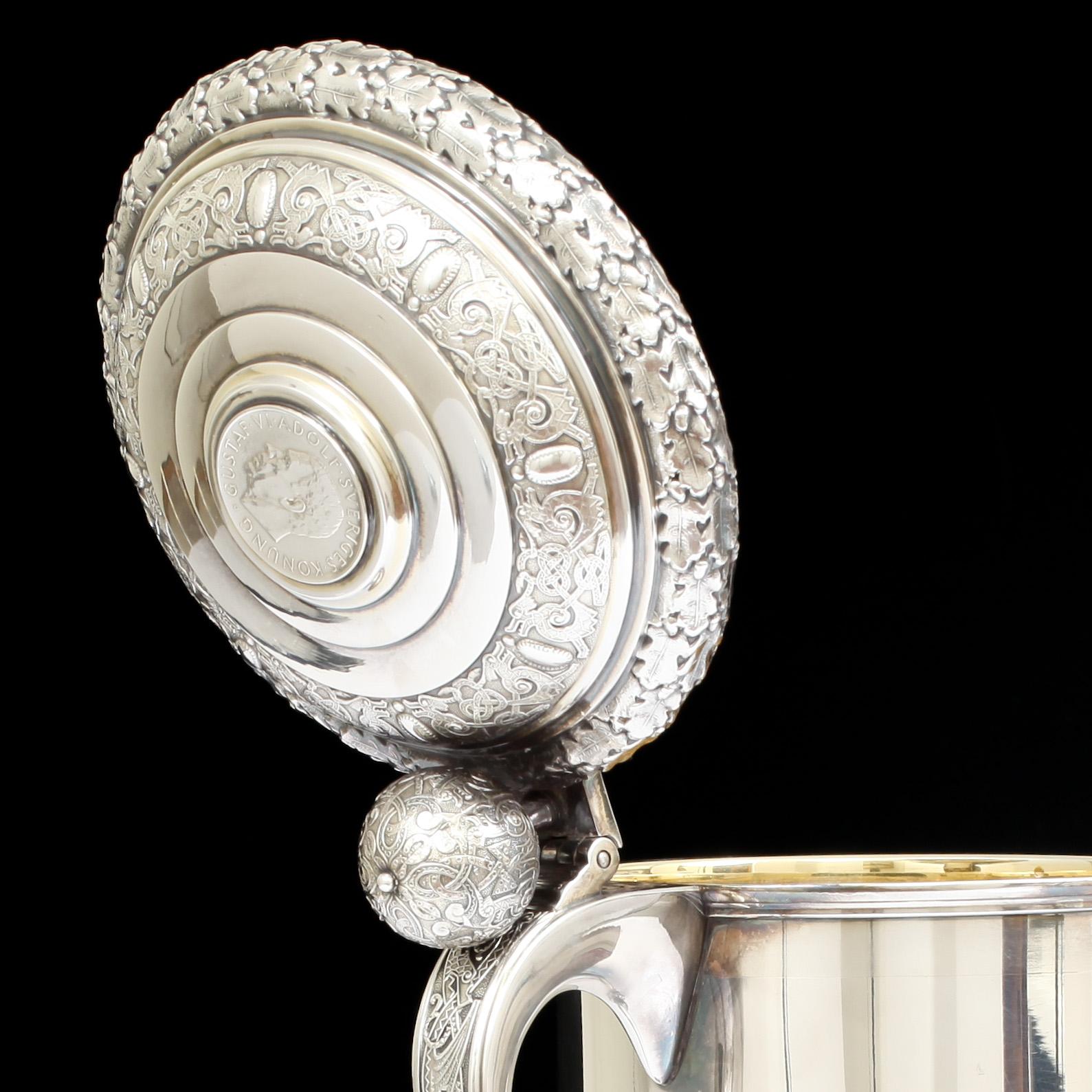 STOP, silver, G.A.B Stockholm 1958. C:a 820 g.