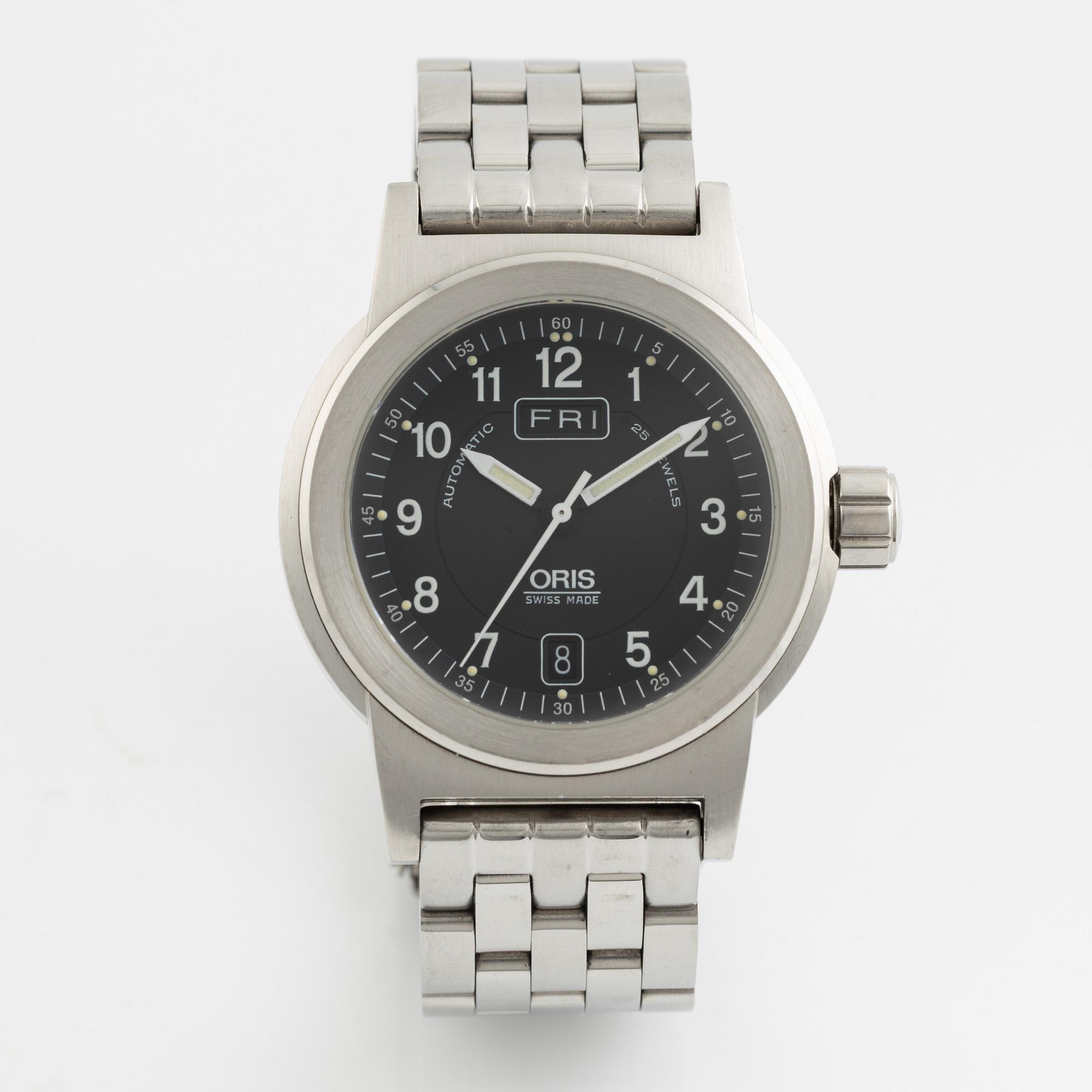 Oris, BC3 Day Date, wristwatch, 40 mm.