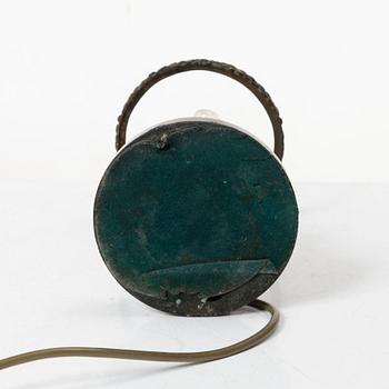 A bronze table lamp, 1920's.