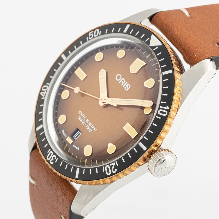 Oris, Divers, Sixty-Five, armbandsur, 40 mm.