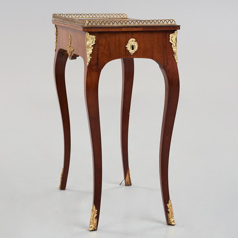 A Swedish Rococo 18th century table in the manner of Lars Nordin (master in Stockholm 1743-1773).