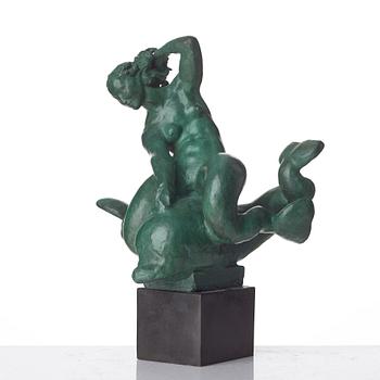 Carl Milles, "Solglitter", "Najad på delfin" ( = Naiad and dolphin).