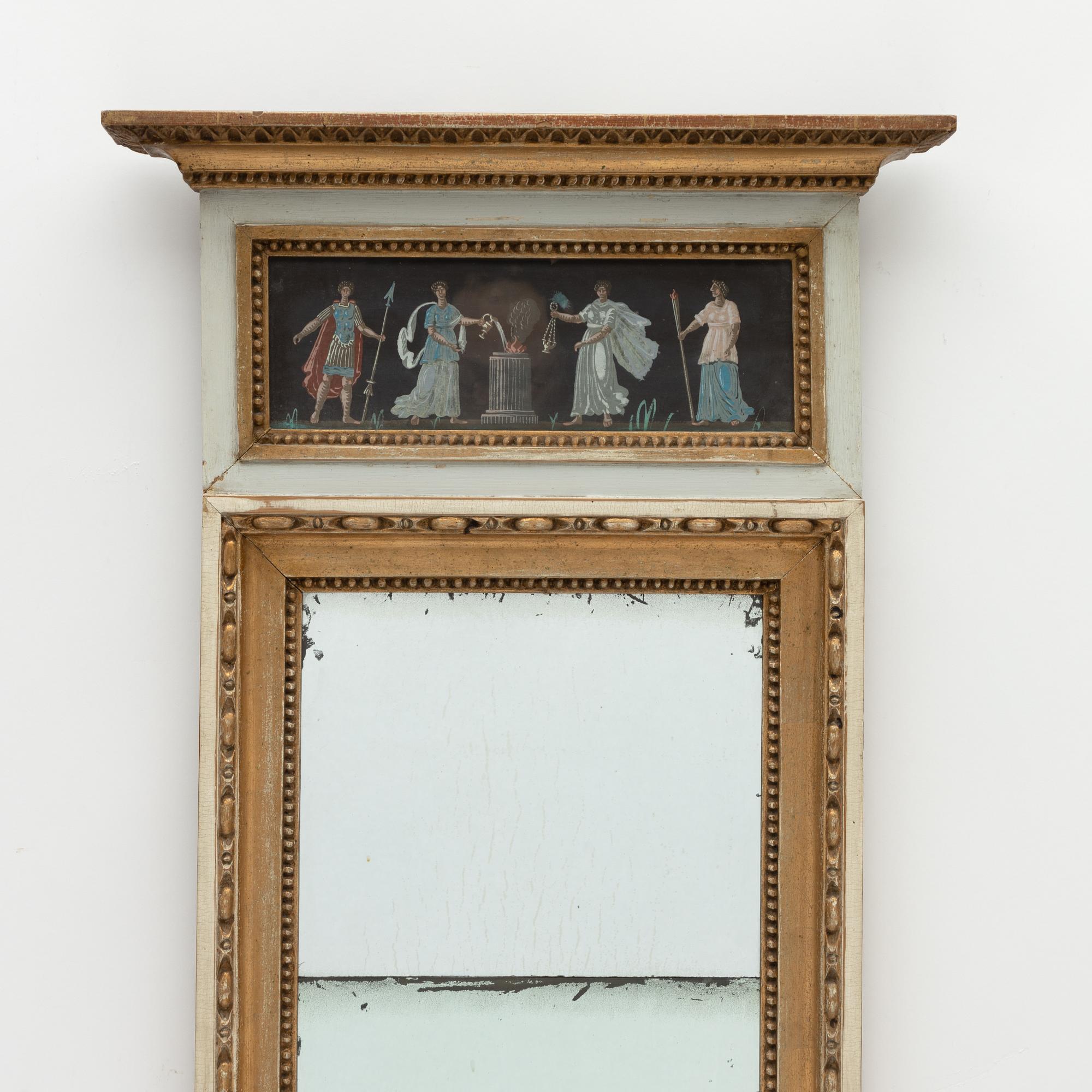 Spegel, 1700-talets slut, Sengustaviansk.