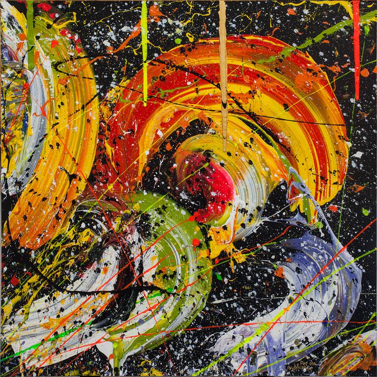 PER OLA ANDERSSON, akryl på duk, signerad.