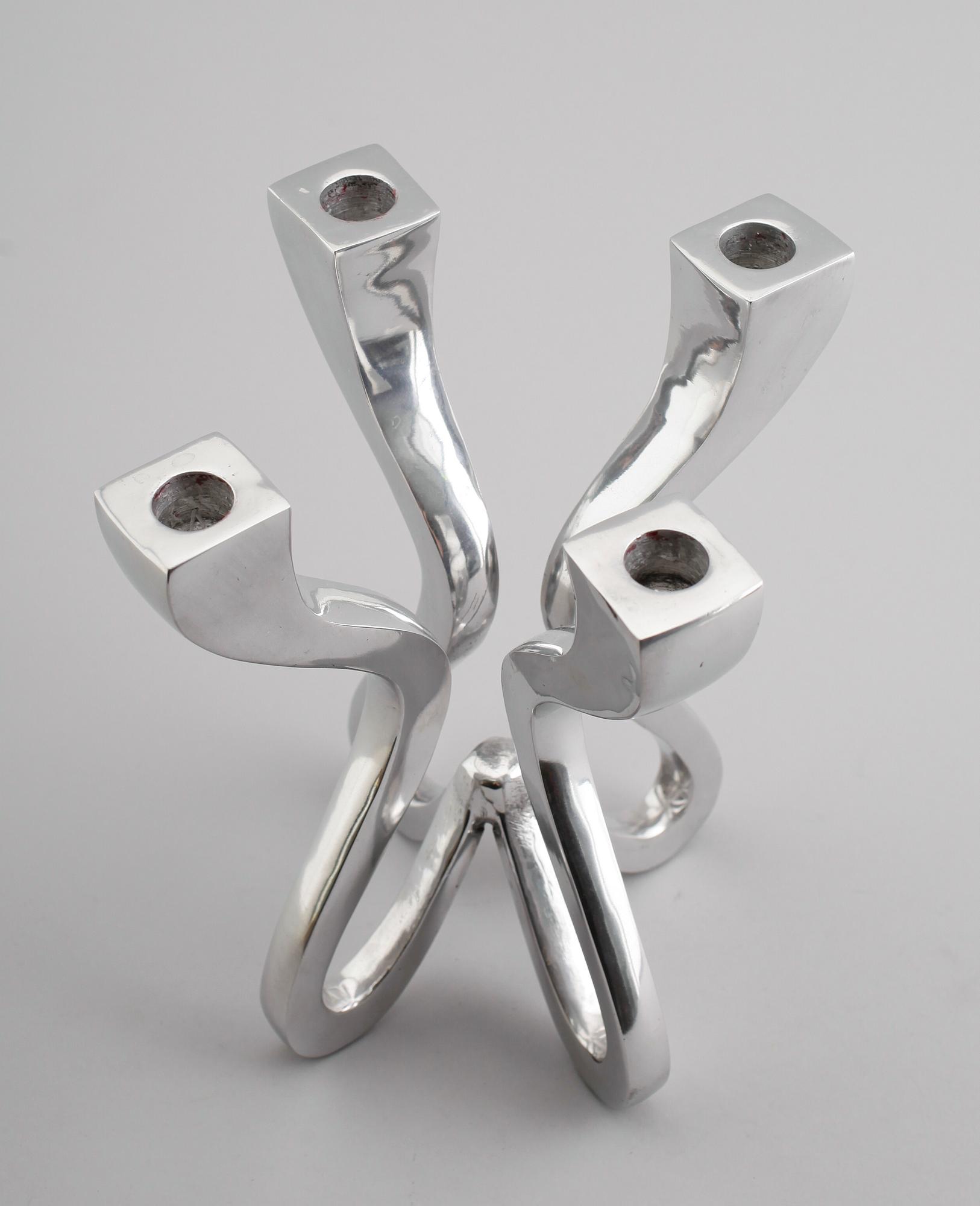 LJUSSTAKE, metall, 1900-/2000-tal.