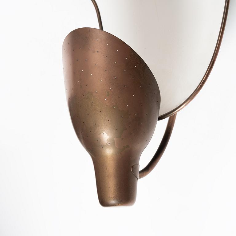 Carl-Axel Acking, wall lamp, model "5017", Bröderna Malmströms Metallvarufabrik, Malmö, 1940s.