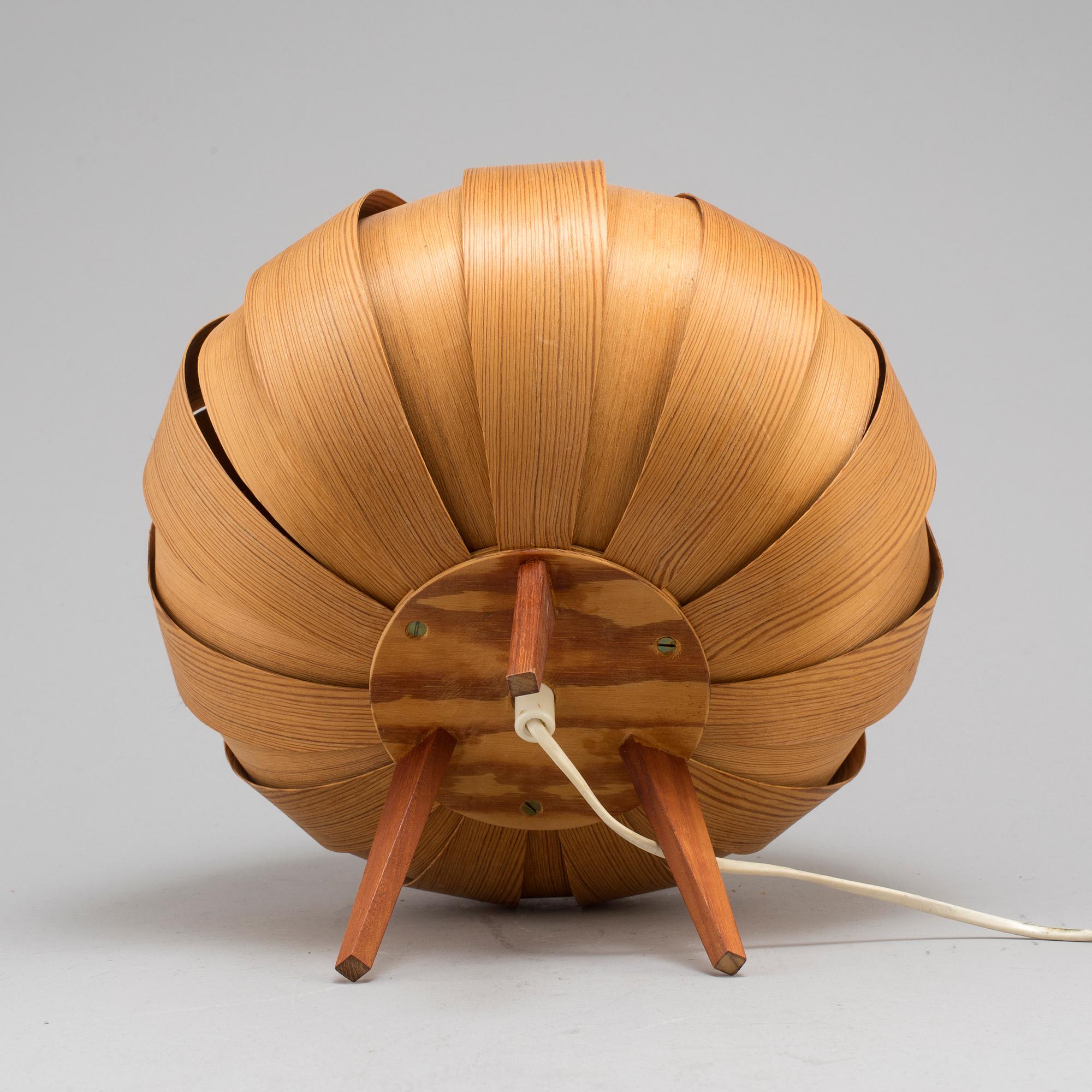 A mid 20th century table lamp by Hans-Agne Jakobsson.
