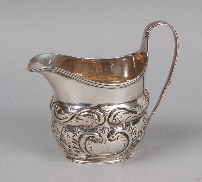 GRÄDDKANNA, silver, London 1803.