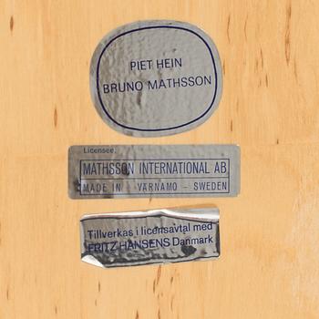BRUNO MATHSSON / PIET HEIN, matbord, Fritz Hansen, Danmark.