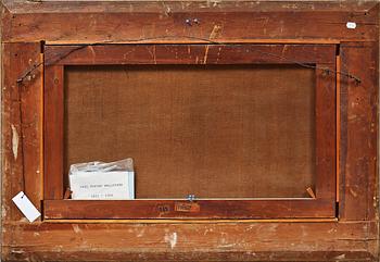 CARL GUSTAF WALLSTRÖM, olja på duk, sign samt dat 1880.