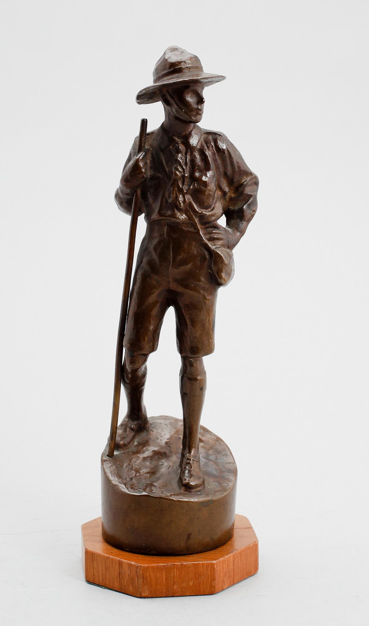 TORE STRINDBERG, skulptur, brons, signerad och daterad 1910.