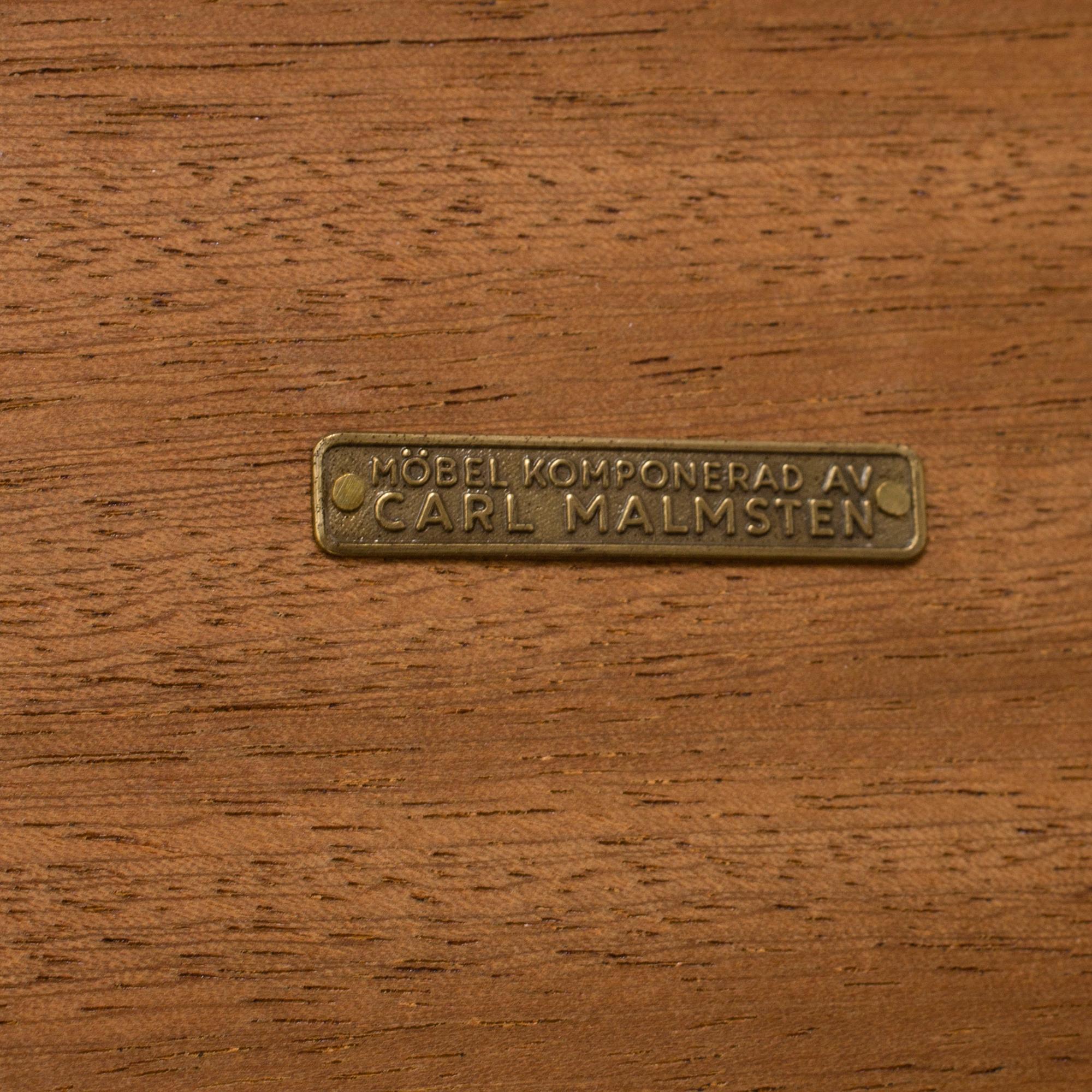 CARL MALMSTEN, bord, "Ovalen", 1900-talets andra hälft.