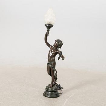 Table lamp Art Nouveau style, late 20th century.