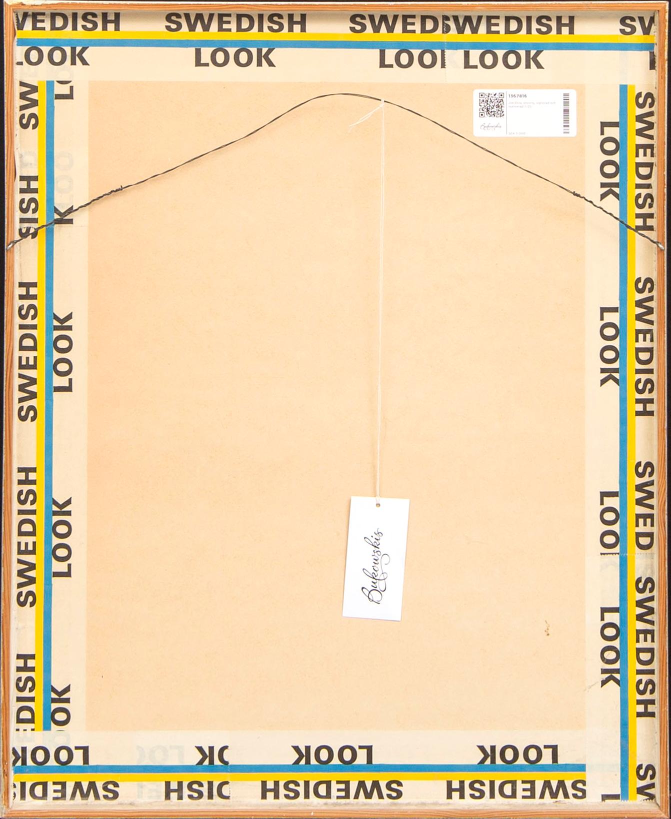Jim Dine, etsning, signerad och numrerad 7/25.