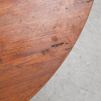 A Gustavian style card table, 19th century.