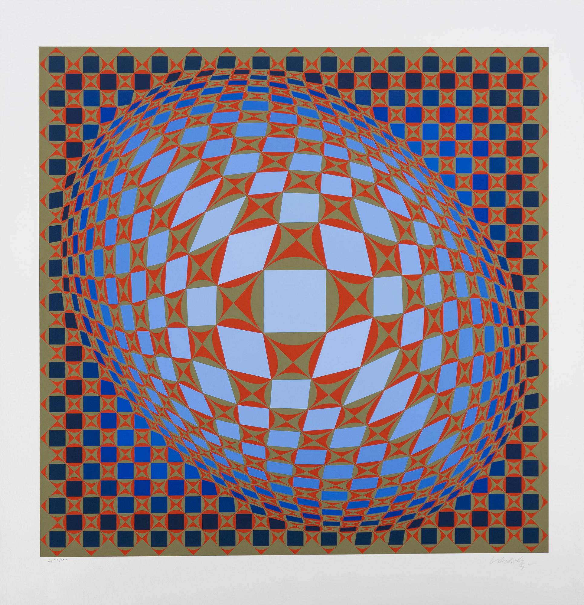 Victor Vasarely, "Louisiana 3".