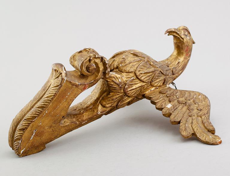 SKULPTUR, skuret trä, 1700-/1800-tal.