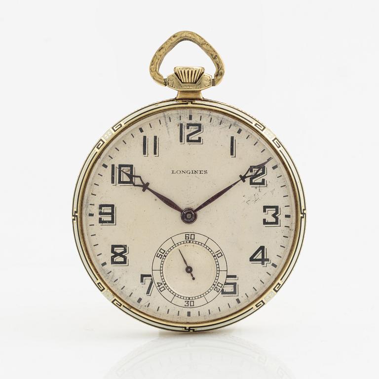 Longines, dress pocket watch, 42 mm.