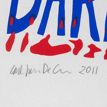 CARL JOHAN DE GEER, a colour lithograph, signed and numbered 49/50, dated 2011.