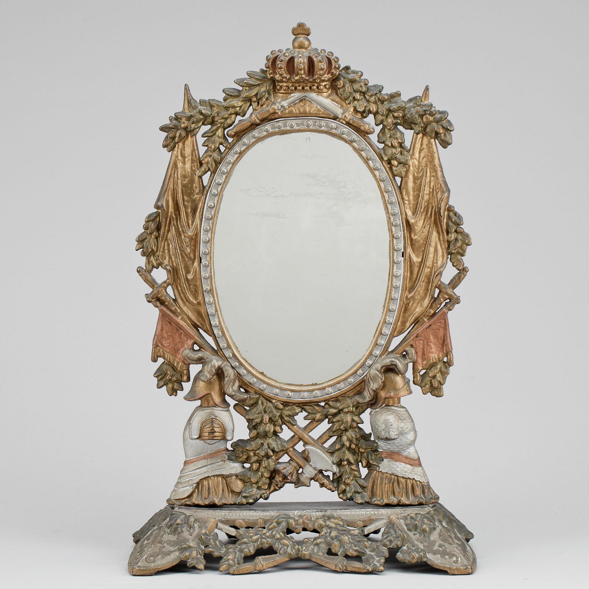SPEGEL, gjutjärn, 1800-talets slut.