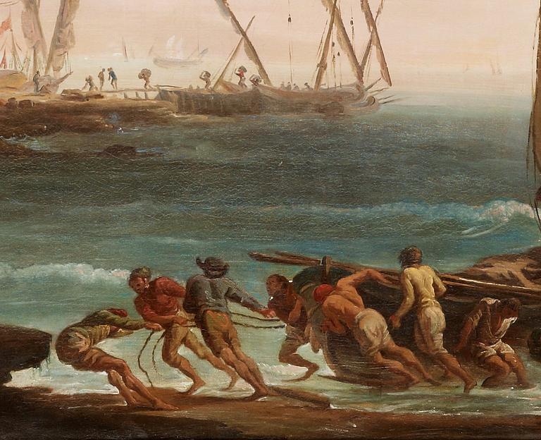 Johan Sevenbom, Cappriccio av en mediteriansk hamn.