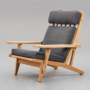 HANS J WEGNER, a "GE375", easy chair for Getama, Denmark, 1970's.