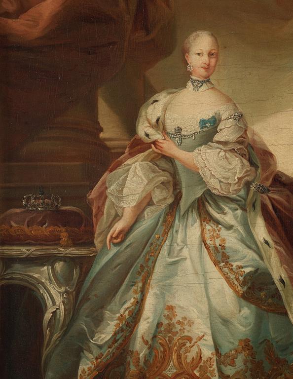 Carl Gustaf Pilo Circle of, Queen Juliane Marie of Denmark.