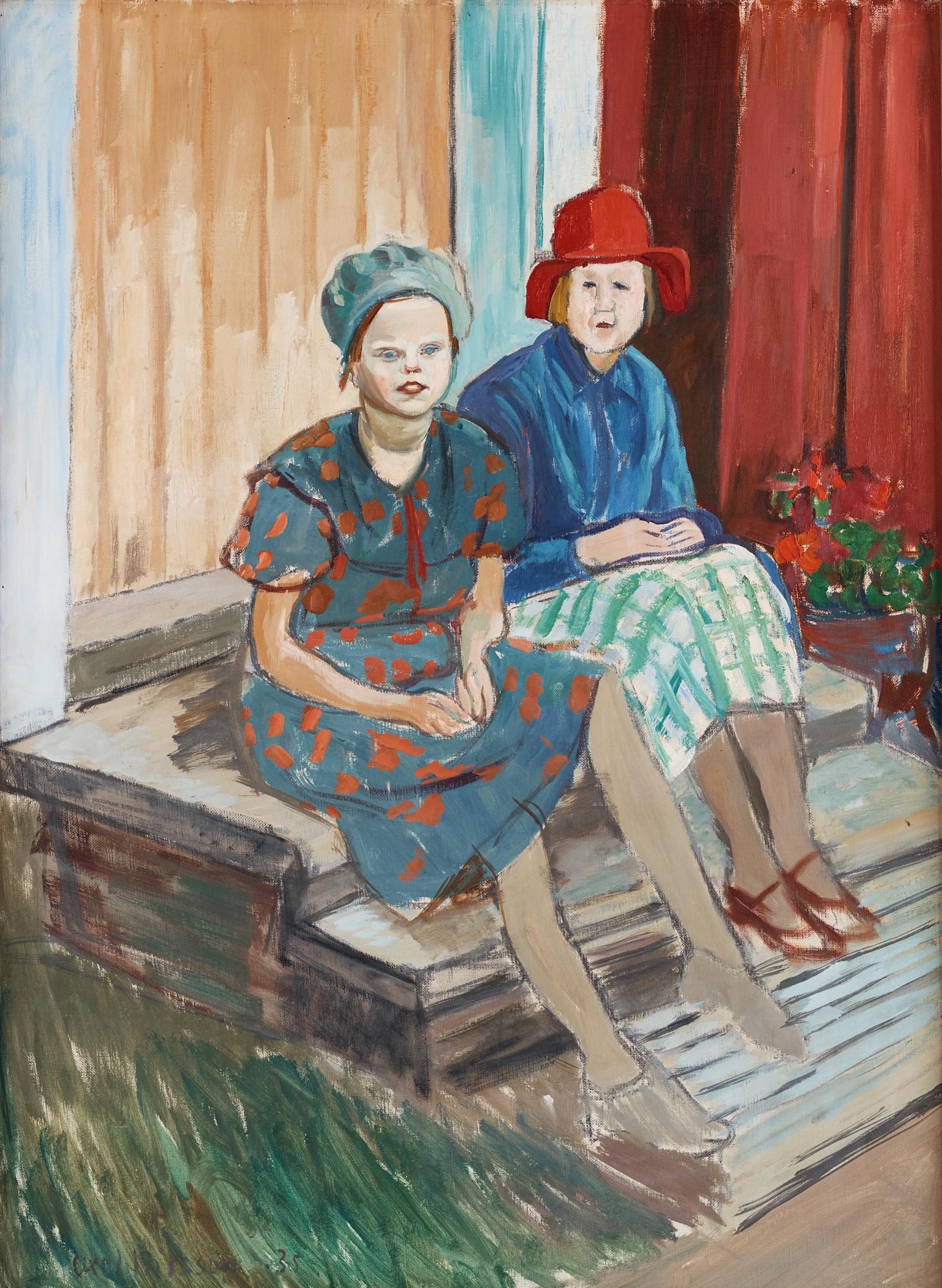 AXEL NILSSON, olja på duk, signerad och daterad -35.