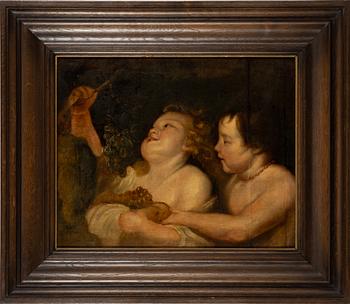 Peter Paul Rubens, hans art, Barn med vindruvor, troligen 1700-tal.