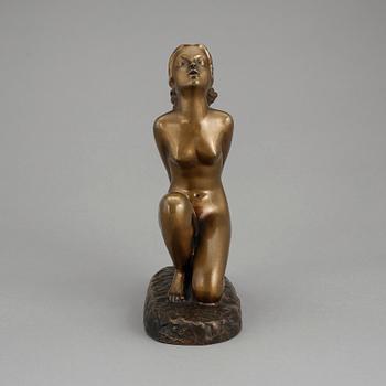 CARIN NILSON, skulptur, brons, signerad.
