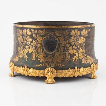 A Swedish Art Nouveau Flower Pot, signed by Carl Hjalmar Norrström 1918.