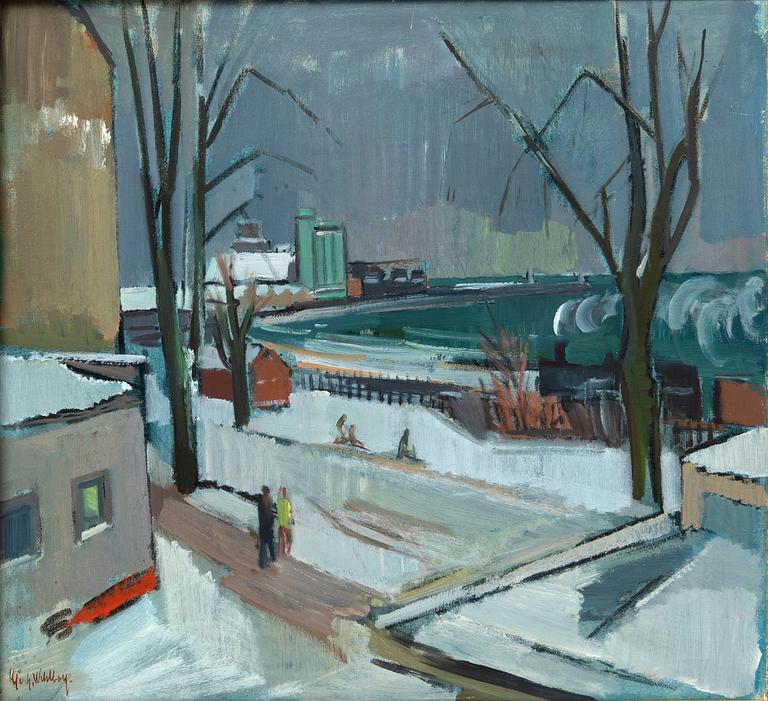 Gerhard Wihlborg, "Gray Winter Ystad".