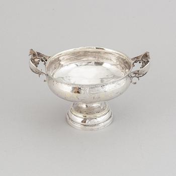 Lars Löfgren, brännvinsskål, silver, Hudiksvall (1797-1853).