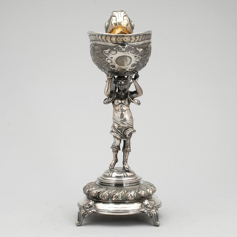 SKÅL på FOT, nysilver, WMF, 1900-talets början.