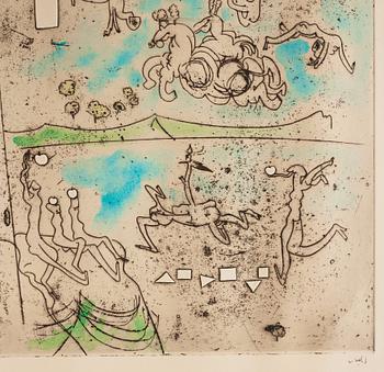 Roberto Matta, "La Une à l'H Pile".