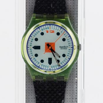 Swatch, Hopscotch, wristwatch, 34 mm.