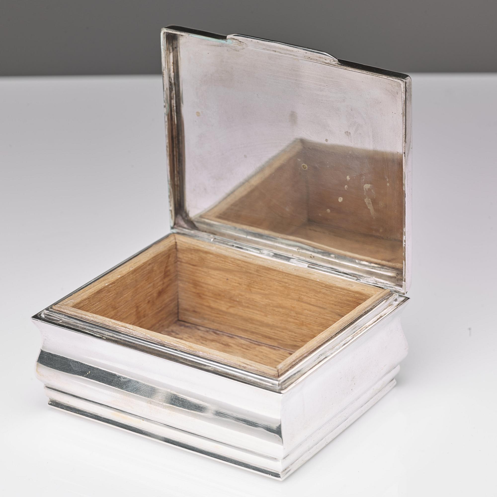 A Hungarian 20th century silver cigarette-case.
