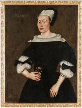 OKÄND KONSTNÄR, olja, daterad 1680.