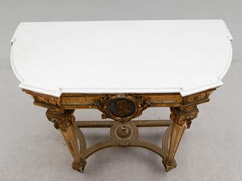 KONSOLBORD, gustaviansk stil, 1900-talets första hälft.