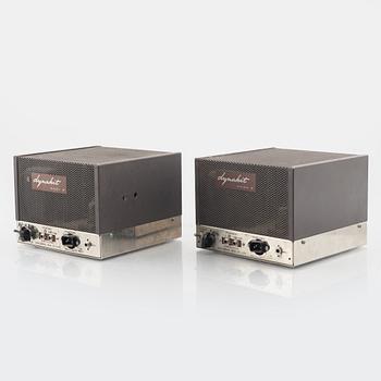 Dynaco, "Dynakit Mark 3", tube amplifier, a pair, USA, 1960s/70s.