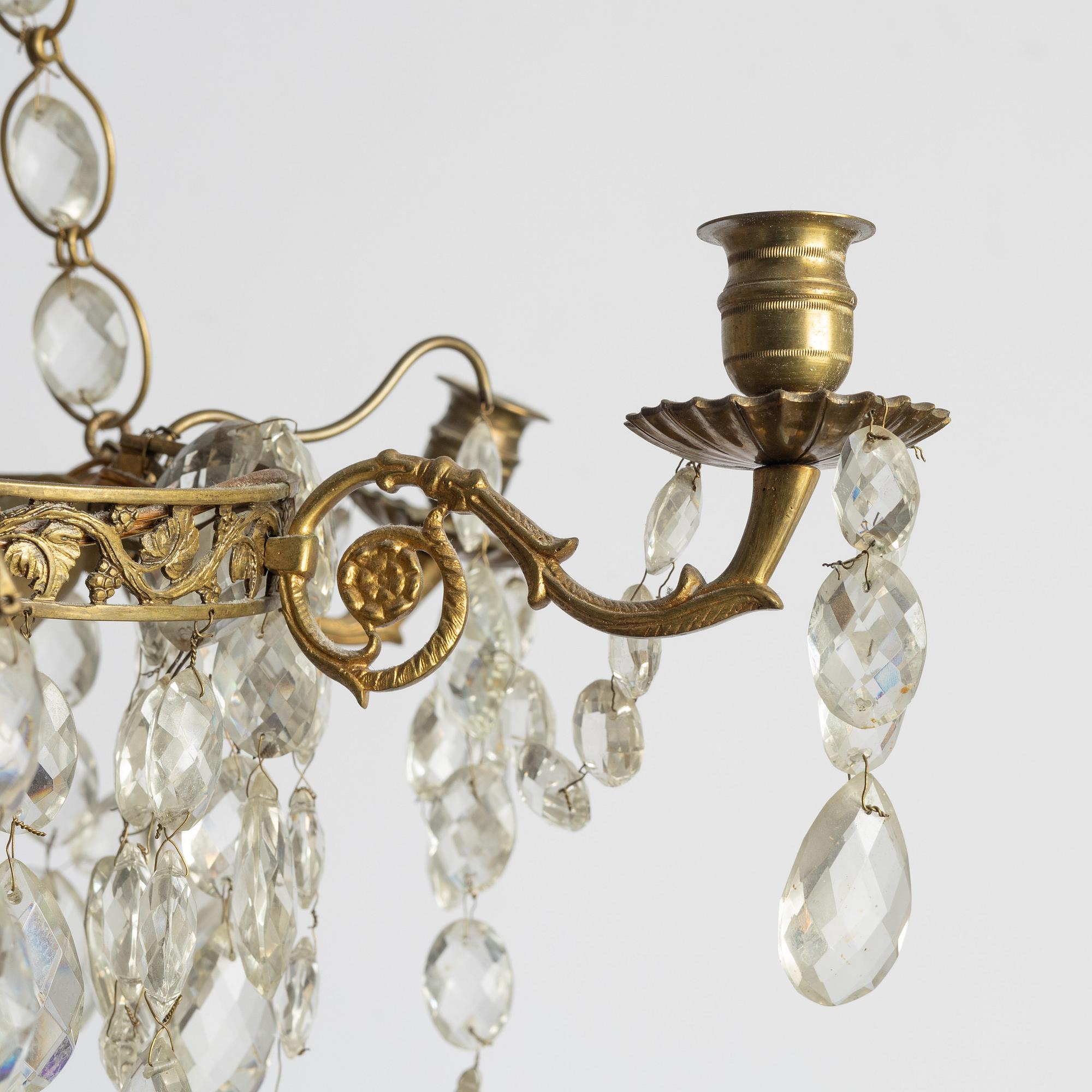 Chandelier, second half of the 19th century.