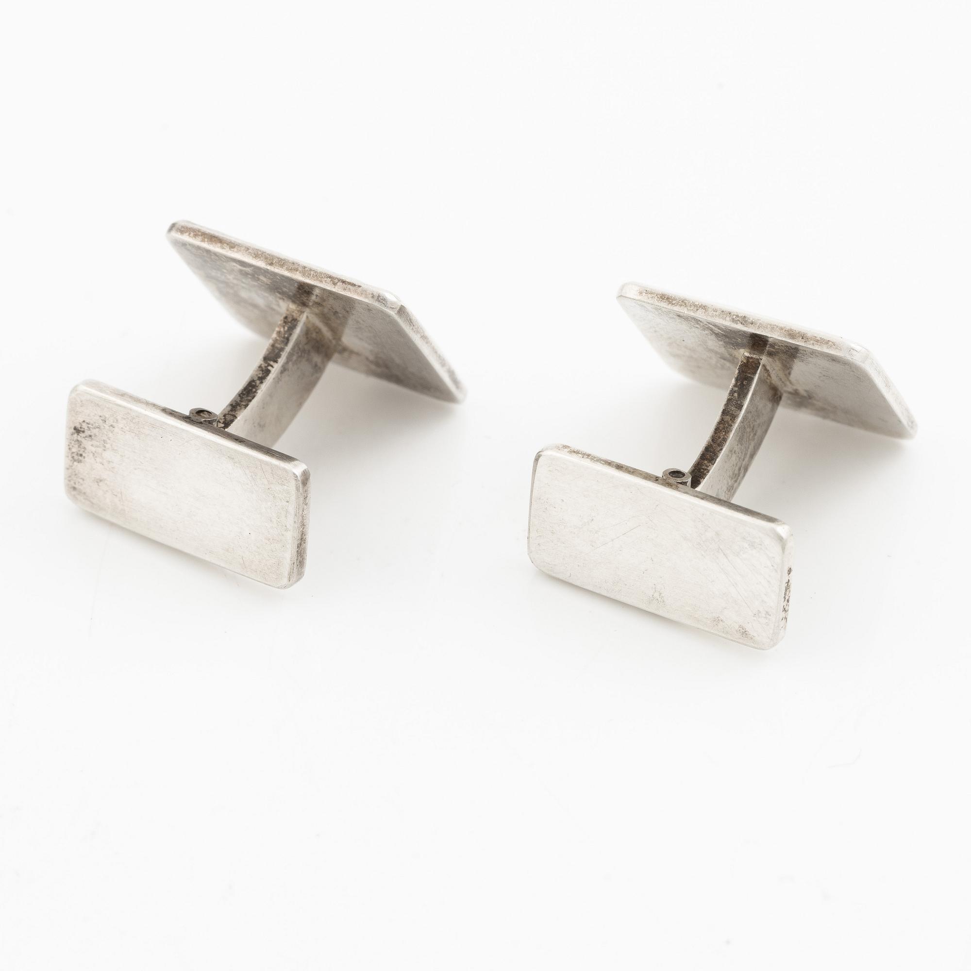 Anders Högberg, Cufflinks, silver.