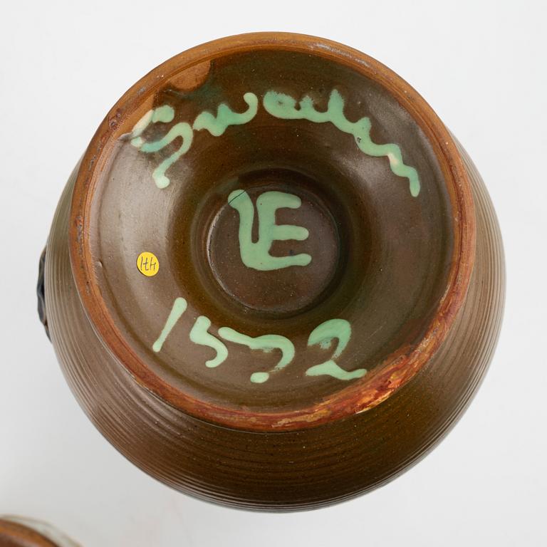 Upsala Ekeby, keramik, 7 delar, 1900-talets mitt.