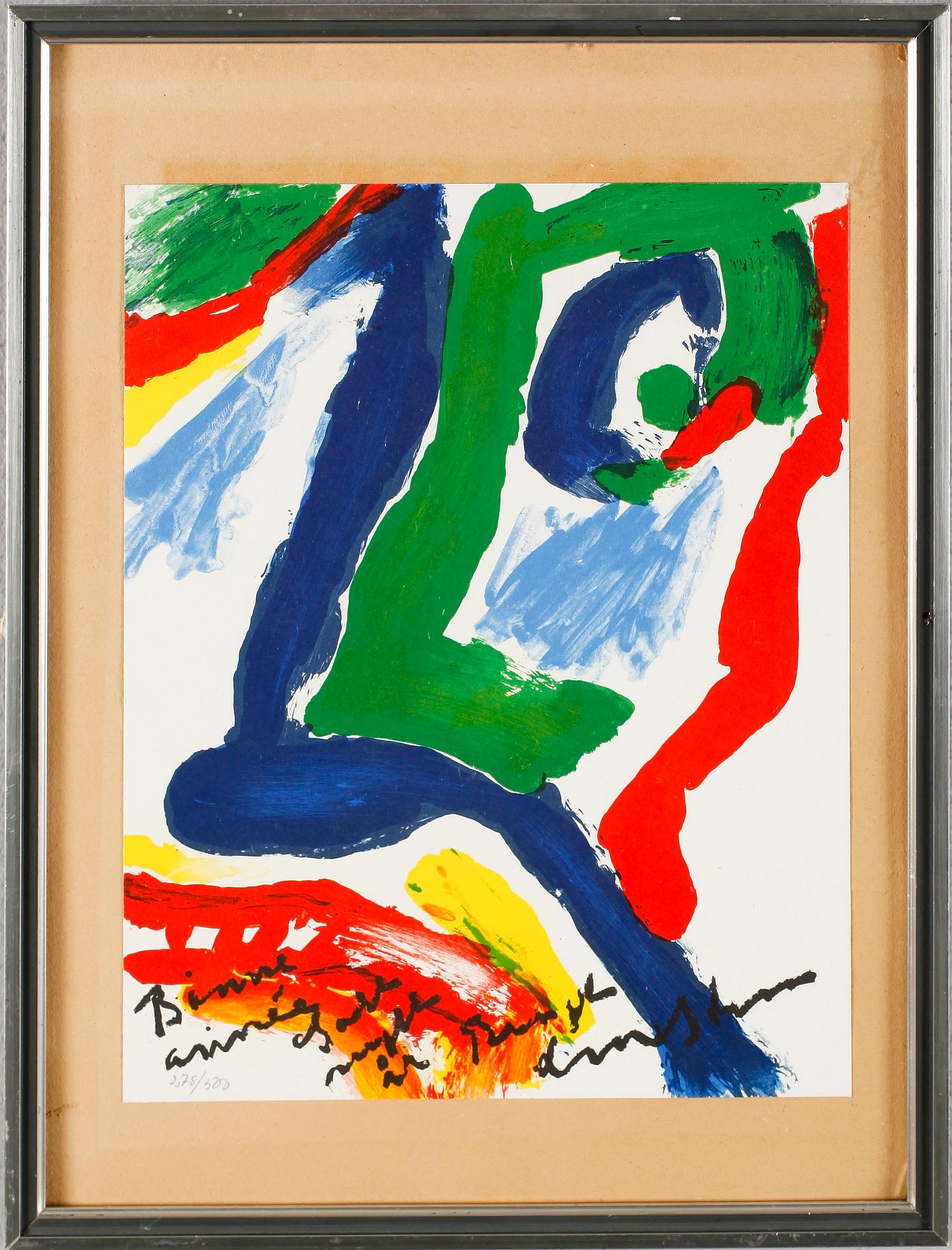 BENGT LINDSTRÖM, färglitografi, signerad och numrerad 278/500.