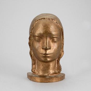 OKÄND KONSTNÄR, skulptur, brons, sign Elfgren. 1900-tal.
